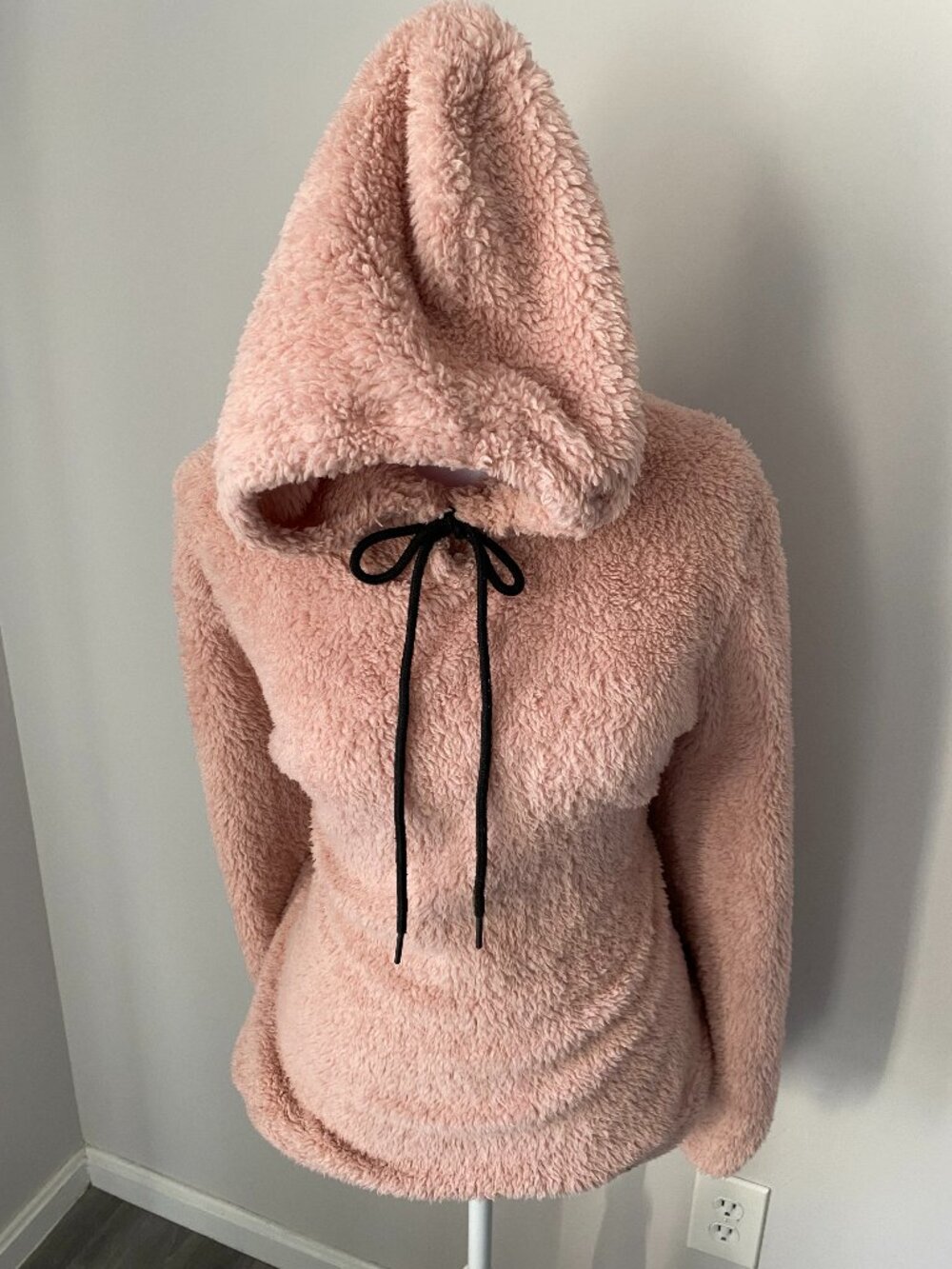 Sherpa Fleece Teddy Hoodie